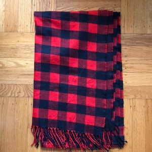 Jcrew buffalo check blanket scarf